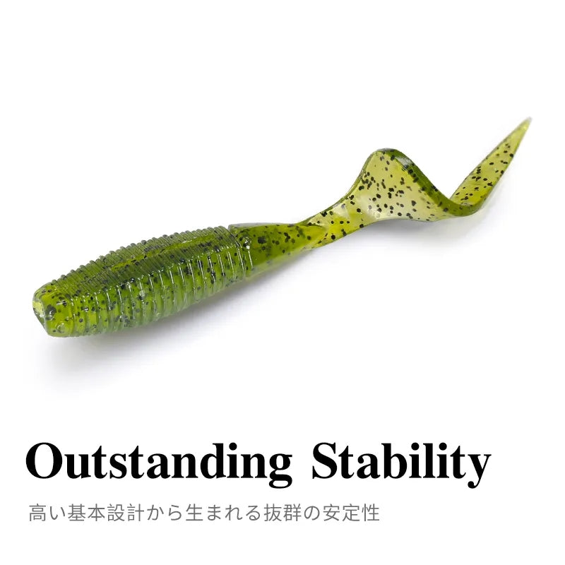 TSURINOYA - SoftBait Pulse Grub Worm 12pz