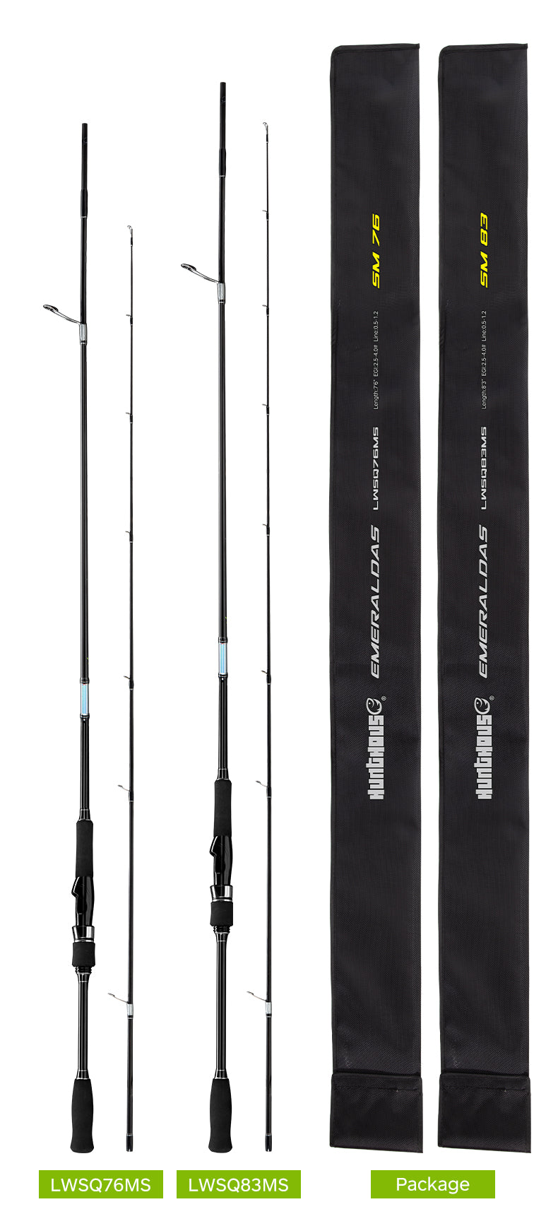 HUNTHOUSE - Emeraldas Squid Fishing Rod