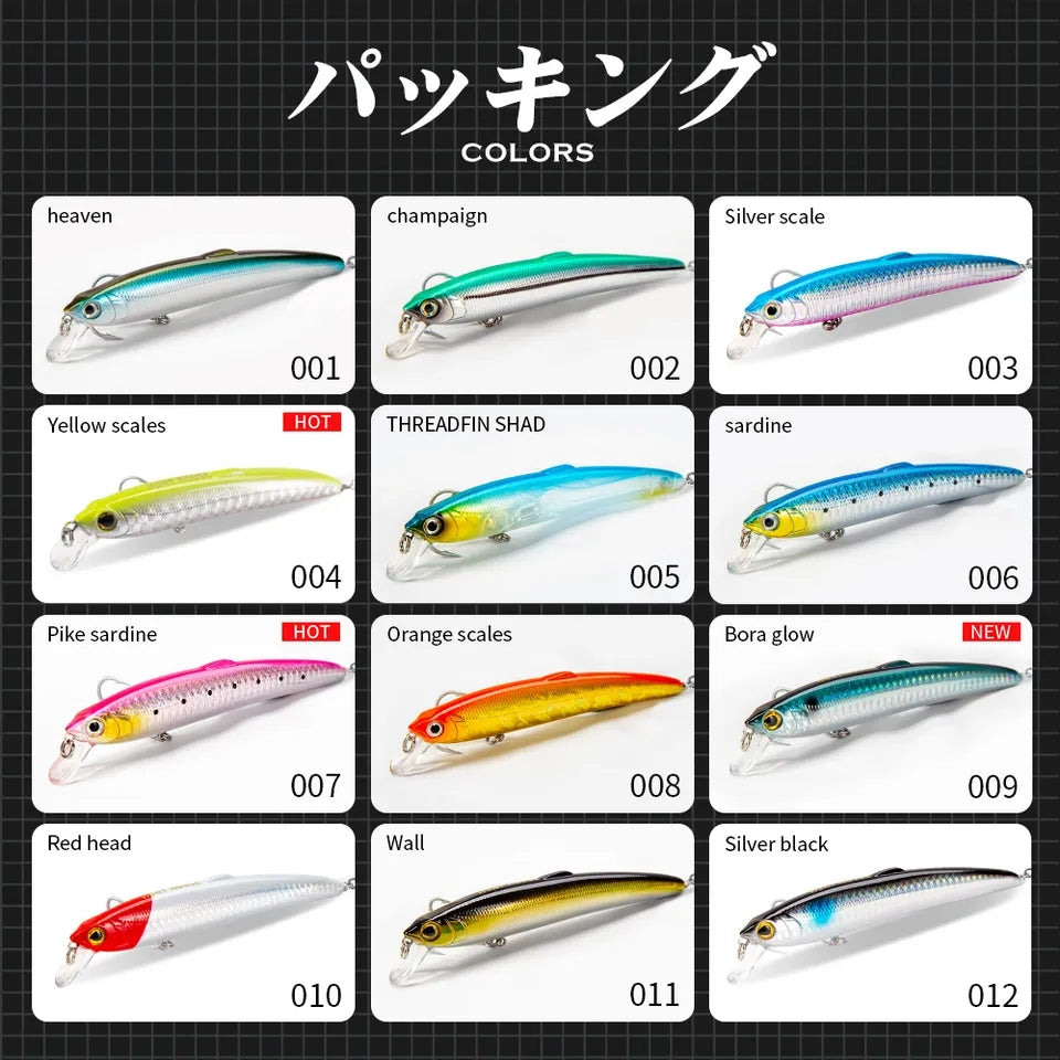 HUNTHOUSE - LongPin Point Casting Minnow
