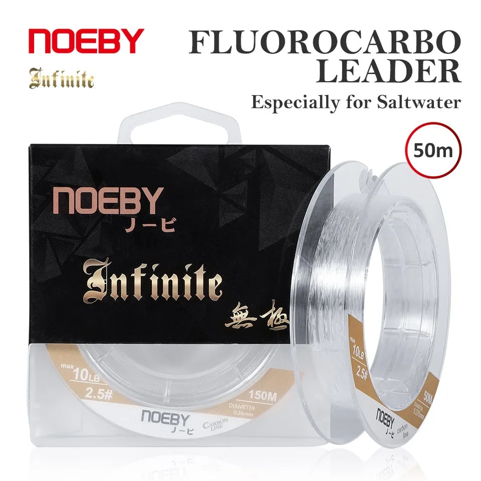 NOEBY - Infinite- FluoroCarbon Leader 50m