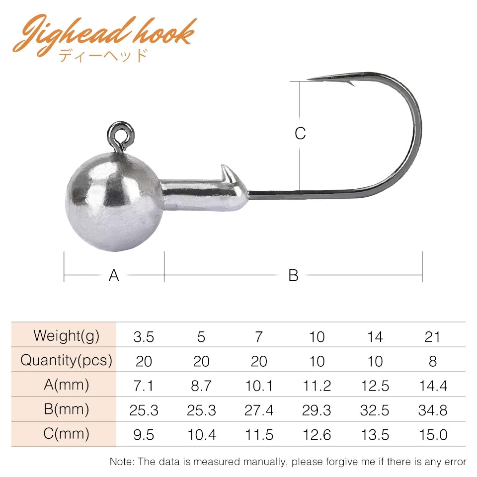 TSURINOYA - JigHead Hook 10pz