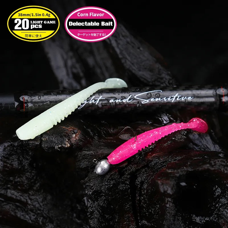 TSURINOYA - SoftBait T-Tail Flex 20pz