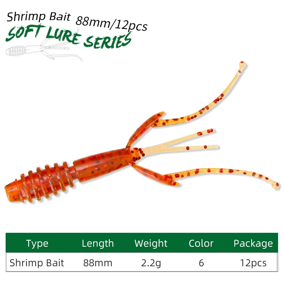 TSURINOYA - SoftBait - Shrimp Lure 12pz