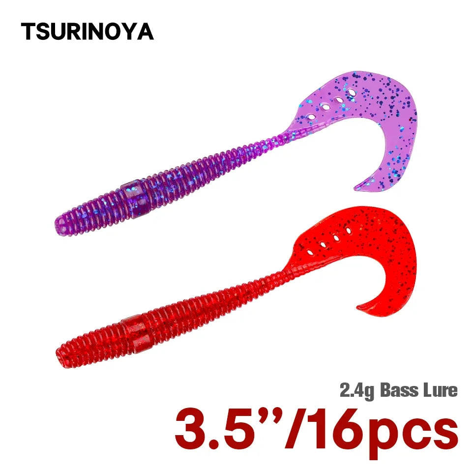 TSURINOYA - SoftBait Grub Worm 16pz