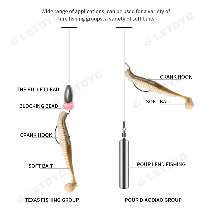 LETOYO - Wide Gap Hooks