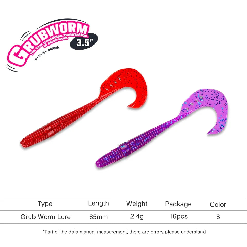 TSURINOYA - SoftBait Grub Worm 16pz