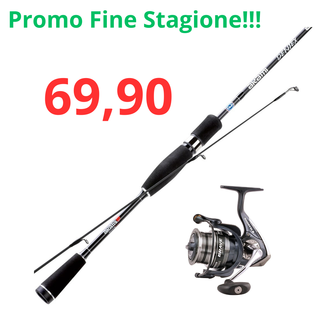 COMBO UL Spinning - Akami Dentex + Trabucco Brave 2500