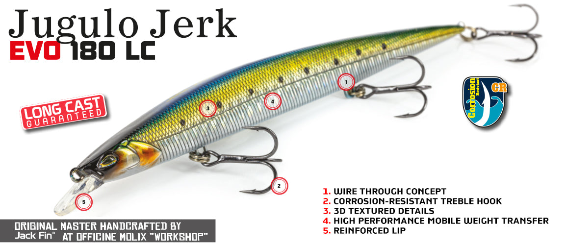MOLIX - Jugulo Jerk Evo 180 LC