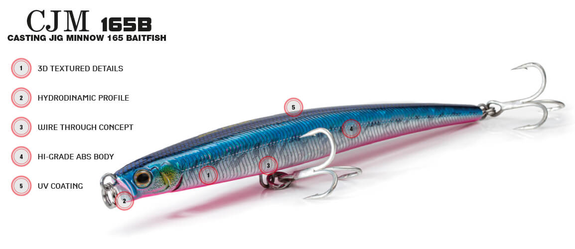 MOLIX - Casting Jig Minnow 165 BaitFish