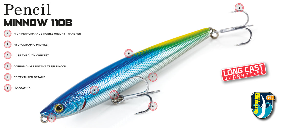 MOLIX - Pensil Minnow 110B
