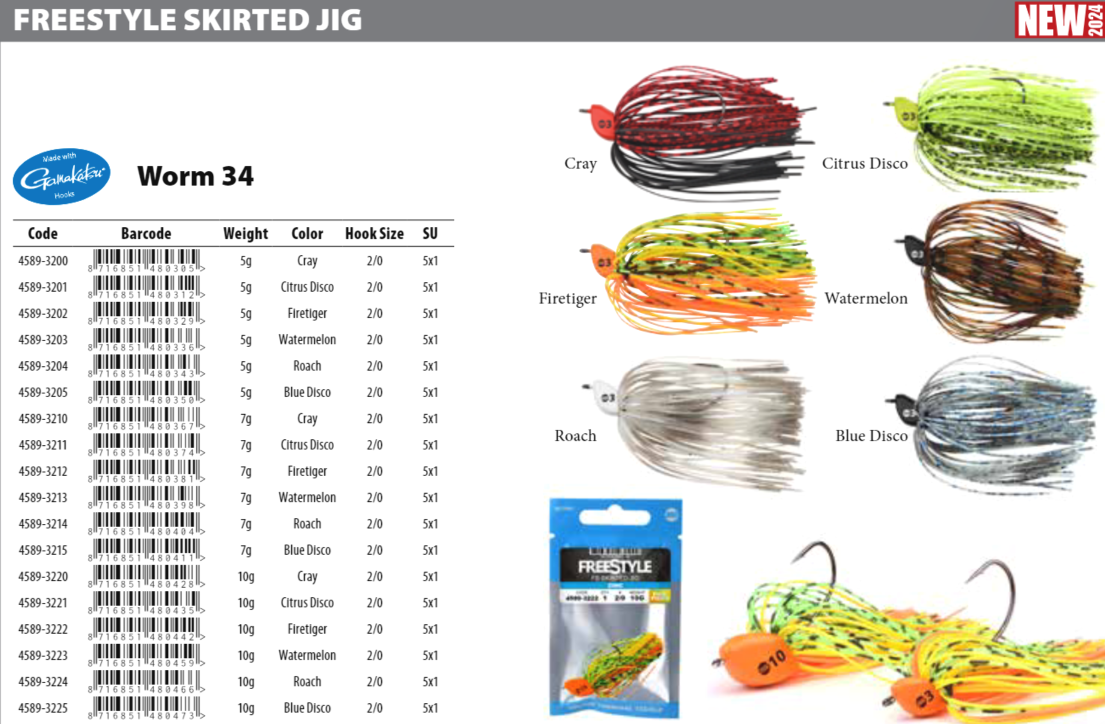 SPRO - Freestyle Skirted Jig (Gamakatsu hook)