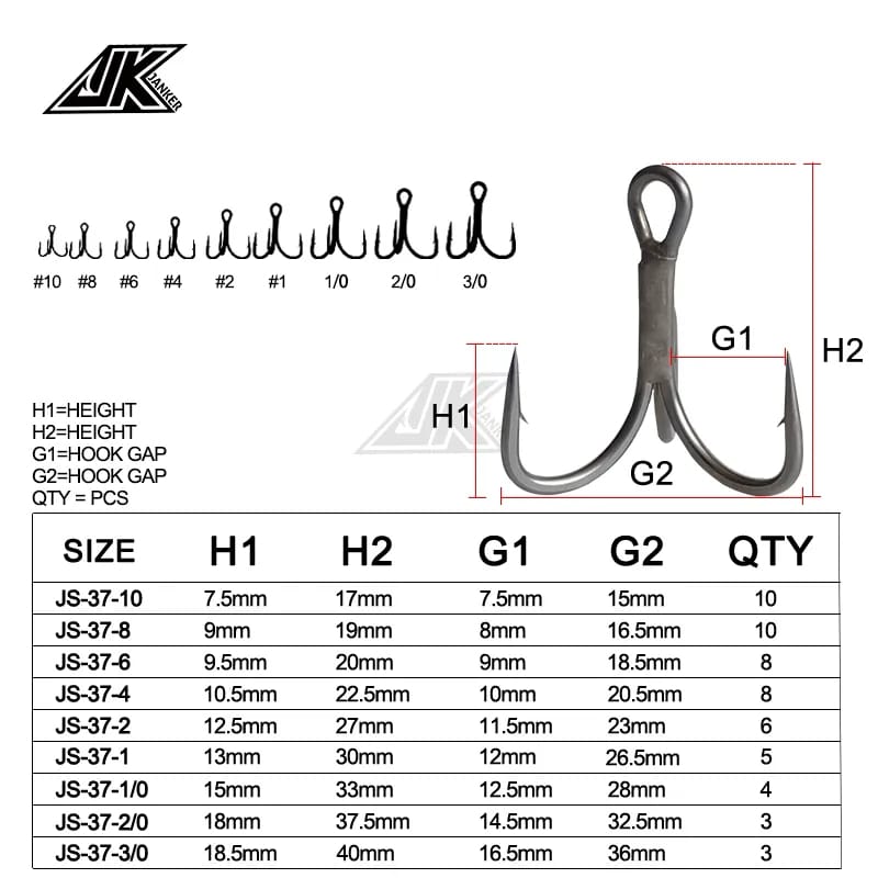 JK - Ancorette per Artificiali - JS-37