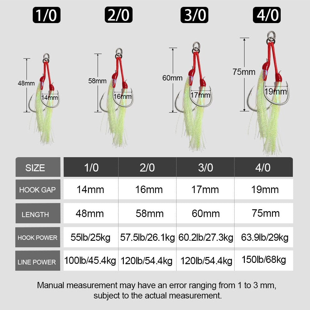 JIGGING PRO - Assist Hook DH11 (BKK)