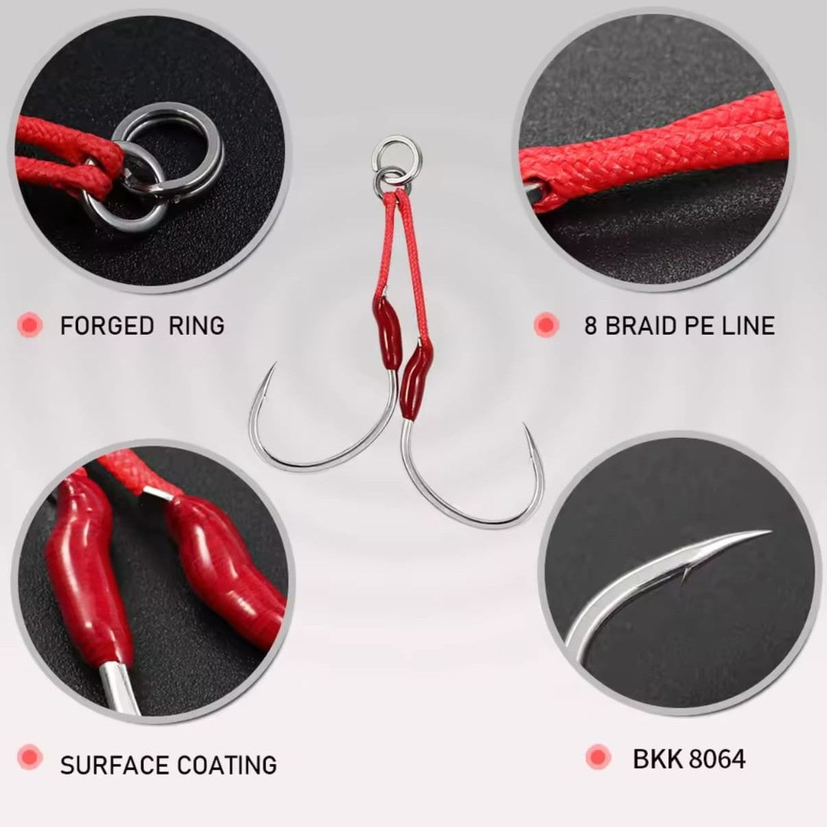 JIGGING PRO - Twin Assist Hook DH14