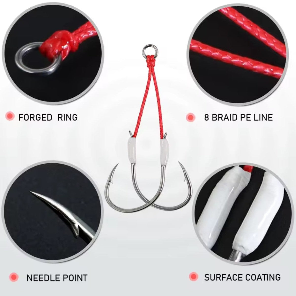 JIGGING PRO - Twin Assist Hook DH15