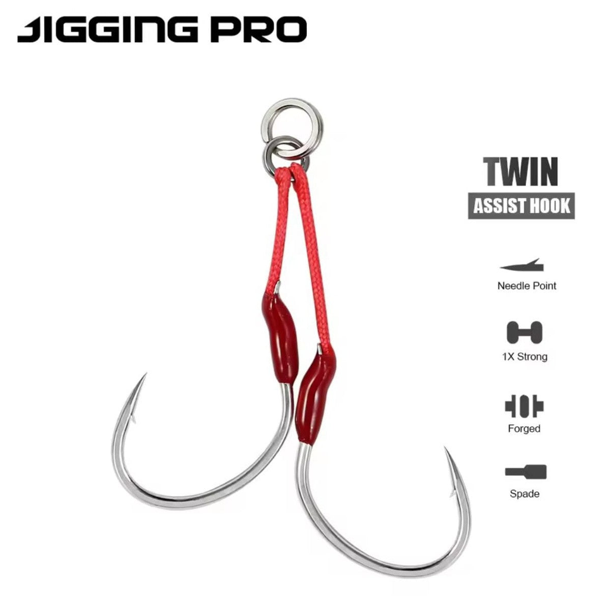 JIGGING PRO - Twin Assist Hook DH14