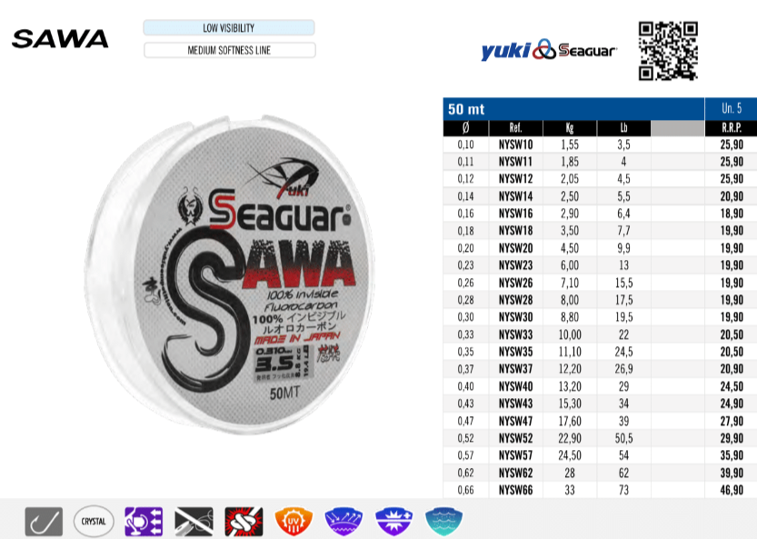 YUKI - Seaguar Sawa 50mt