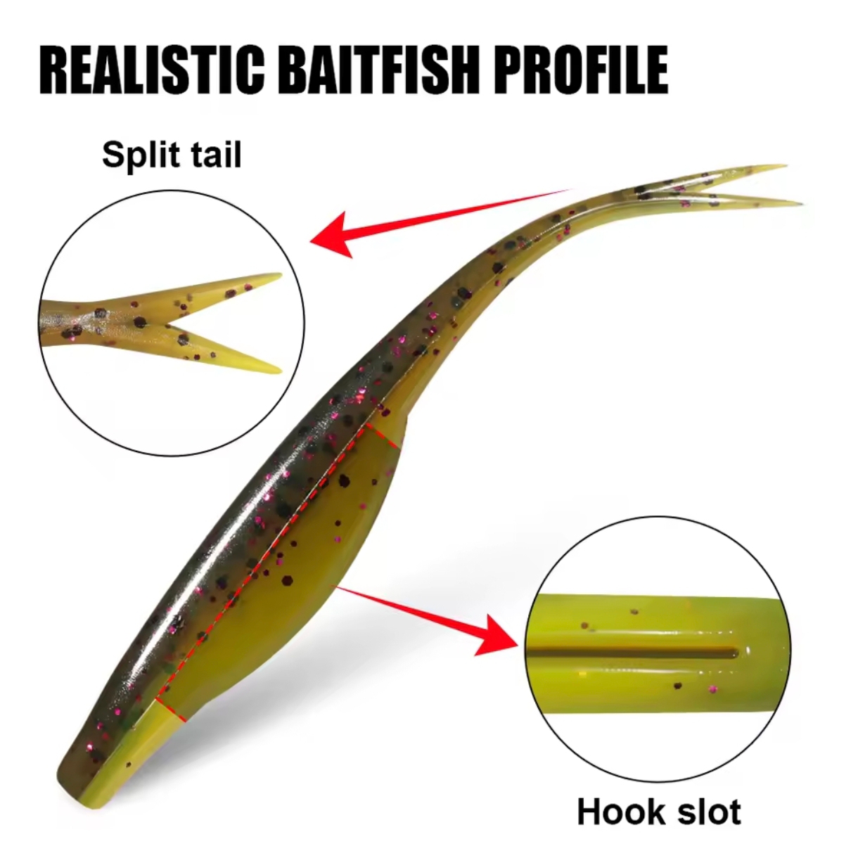 SPINPOLER - Mini Jerk Minnow TPR