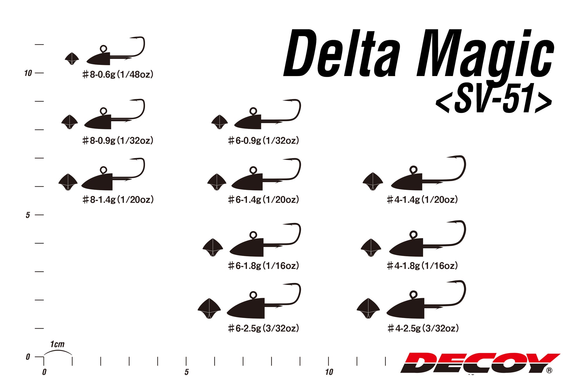 DECOY - Jig Head Delta Magic SV-51