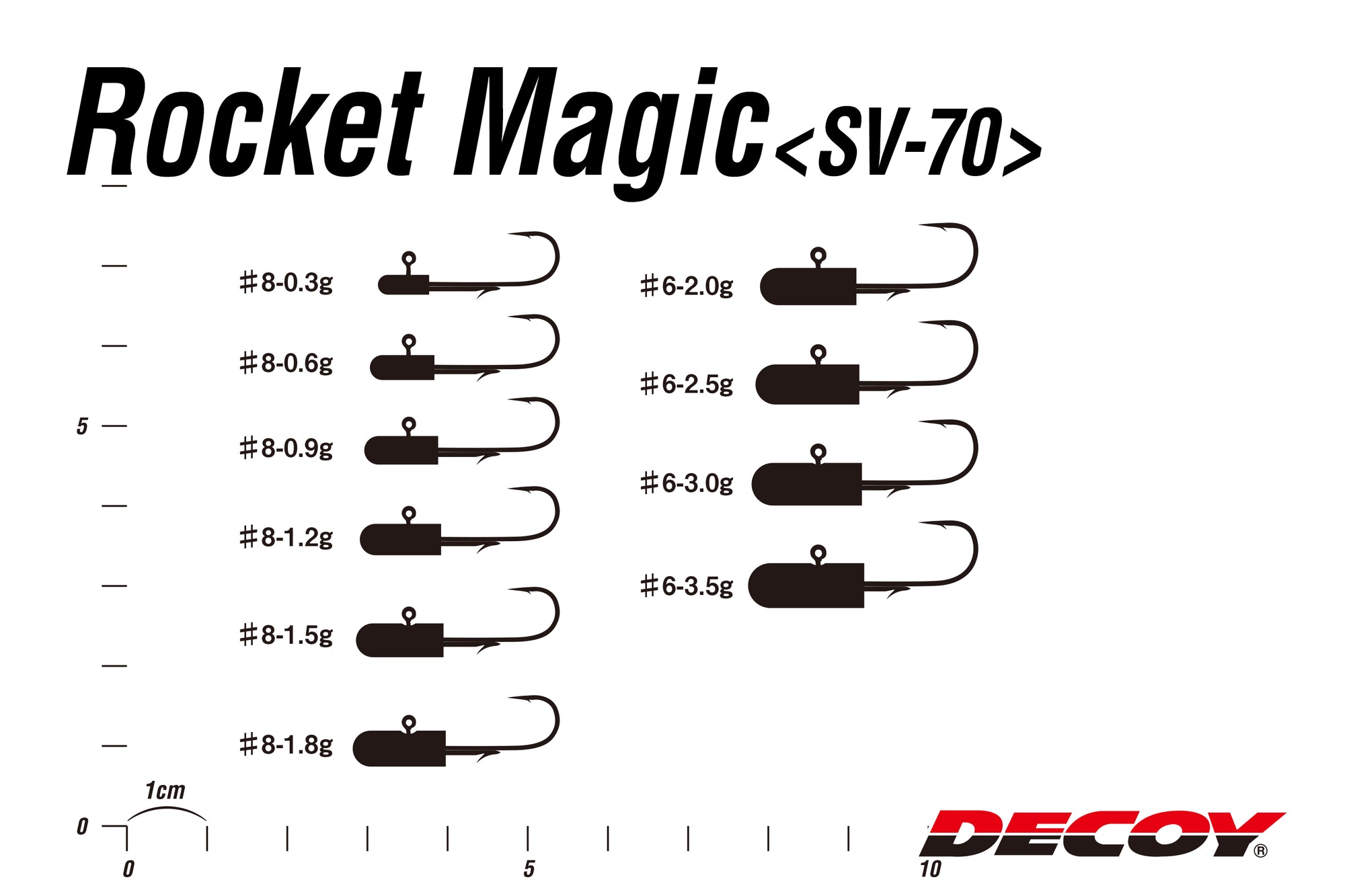 DECOY - Jig Head Rocket Magic SV-70