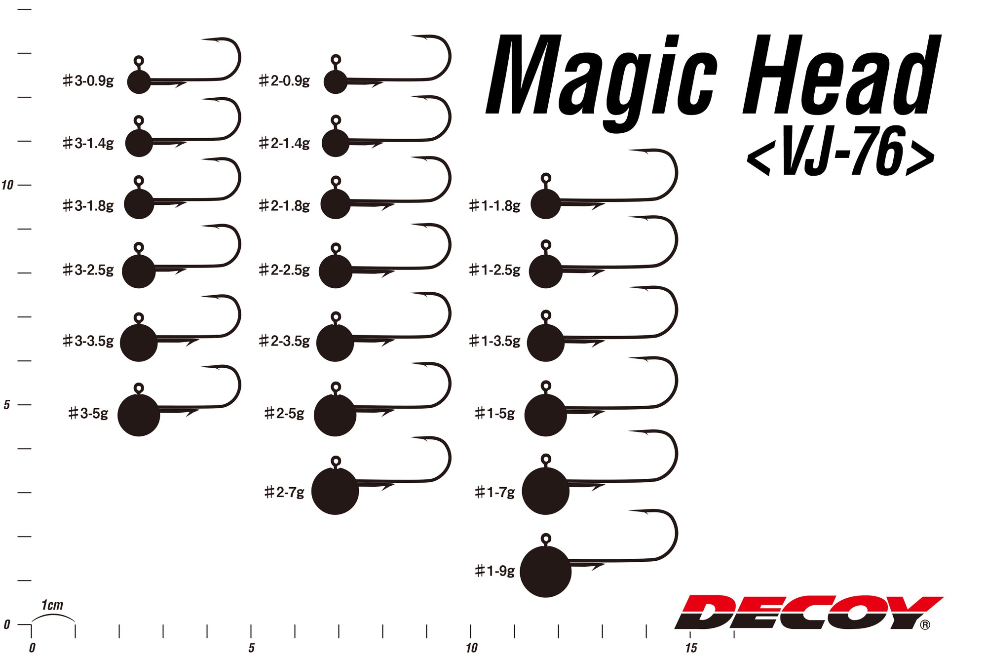 DECOY - Jig Head - Magic Head VJ-76